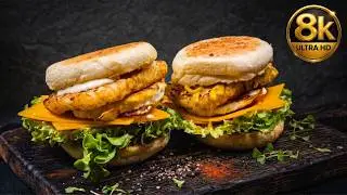 Viral Breakfast in 2026 l Try These Egg Hashbrown English Muffins_8k.Canadian breakfast everyday 