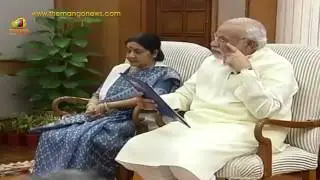 PM Modi meets BJP MPs from Madhya Pradesh