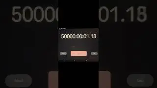 Stopwatch reaches 50,000 hours (after 5+ years)