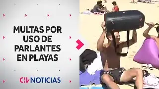 APLICAN MULTAS en Antofagasta por USO DE PARLANTES en playas: ¿A cuánto pueden llegar?