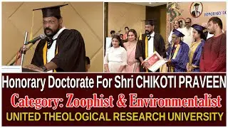 Honorary Doctorate for Shri CHIKOTI PRAVEEN | Casino King | VBG Media