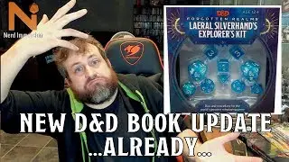 New D&D 5e Book...Update...Already | Nerd Immersion