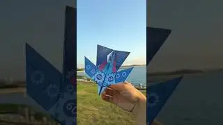 Amazing Bird shape Airplane 😱✈How to make a paper airplane #shorts #trending #craft #asmr