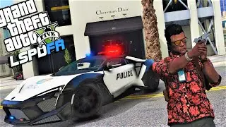 GTA 5 - POLICIA ENCUBIERTO - ZONA DE LUJO CON SUPER AUTO !! - LSPDFR#7 - MachineWorld