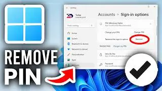 How To Remove/Disable Windows 11 Sign In Pin - Step By Step