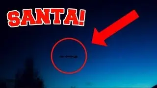 SANTA CLAUS CAUGHT ON CAMERA!!! Santa Claus Sighting!!!