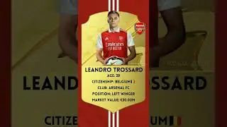 Leandro Trossard ➡️ Arsenal #leandrotrossard #arsenal #wintertransfer