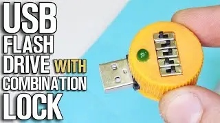 How To Make USB Flash Drive with Combination Lock