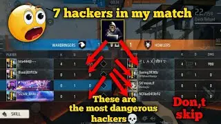 I Got 7 Hackers In My CS Match | ff hackers | ff hacks | ff hack tools | most dangerious hackers