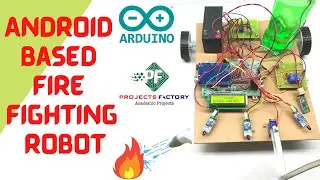 Android Based Fire Fighting Robot