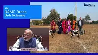 PM Narendra Modi| NAMO Drone Didi | General Aeronautics' Empowering Women