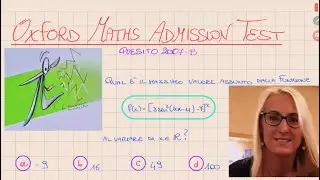OXFORD MATHS ADMISSION TEST: quesito 2007-B