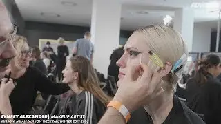 A strong, punk eyeliner for Missoni FW2019/20 with Lynsey Alexander
