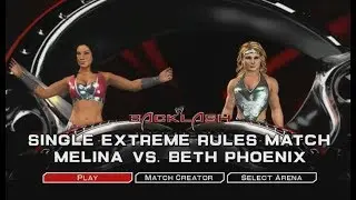 WWE Smackdown vs Raw 2011 : Melina vs Beth Phoenix
