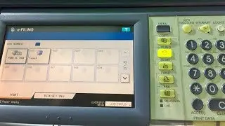 save document on Toshiba e studio 355, 450 copier machine