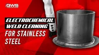 Electrochemical weld cleaning for stainless steel
