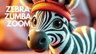 Zebra Zumba Zoom | Dance & Move With Our Funky Zebra Friend!