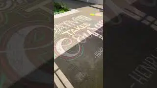 Creativity Takes Courage Chalk Art #chalkart #chalkartist #sidewalkchalk #streetart #chalk