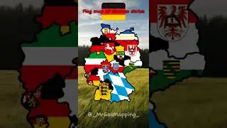 Flag map of German states 🇩🇪 #mapping #germany #geography