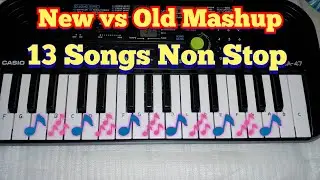 New vs Old Song Mashup on Piano (Casio Sa 47) by Madan Mali