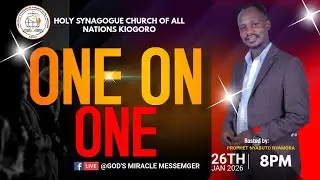 ONE ON ONE WITH THE PROPHET  26TH JANUARY 2026 #film #miracle #gospelmusic