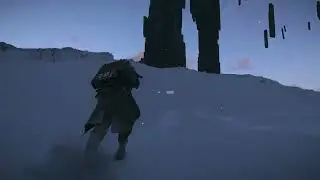 Death Stranding 2 bug - bypassed invisible wall and took Lou to see the plate gate