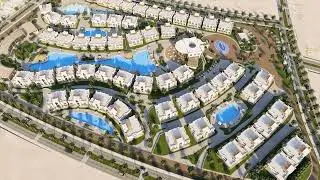 Resort sharm el sheikh bird view to night