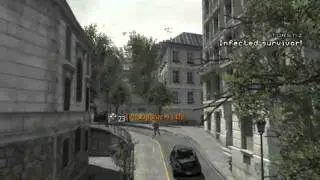 MW3: Lucky Throwing knife kill