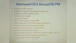 Honeywell DCS annual maintenance- part 1: Therotical overview