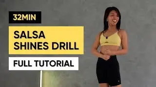 32min Salsa Shines Drill - Cardio 1 Full Tutorial