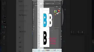 How to make Flip Text Effect in Adobe Illustrator #shorts