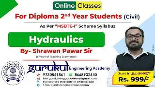 Lect-2 Pressure Measurement | Hydraulics | MSBTE I Scheme | Gurukul Engineering Academy.