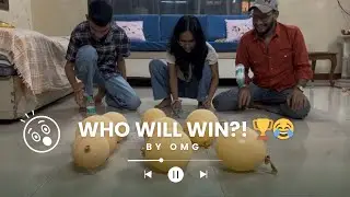 😂🍑 Bottle Stabilising & Ball Burst Challenge! #challenge #viral #siblingchallenge 