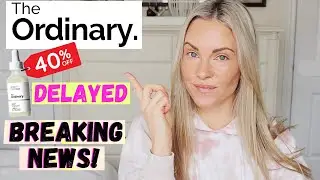 THE ORDINARY BUFFET SERUM 40% OFF HAS BEEN DELAYED!