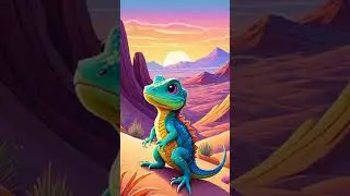 Lila Lizard&rsquo;s Magical Desert Dawn