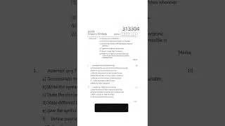 (OOP) msbte k scheme winter 2024 OOP Object-Oriented imp paper #313304 #kscheme #msbte #diploma