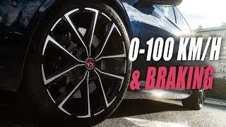 2022 DS 9 E-TENSE 4x4 360: 0-100 km/h Acceleration & 100-0 km/h Emergency Braking