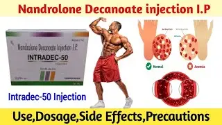 nandrolone decanoate injection ip 50 mg uses dosage side effects in Hindi | intradec-50 injection
