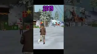 Evolution  of Free Fire game (2017 to 2022) Old is Gold🥺#freefire #viral #trending