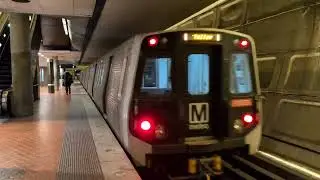 7000 Series #7530/#7411 leaving Gallery Place - Chinatown 