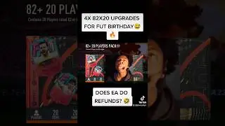 4X 82X20 UPGRADES FOR FUT BIRTHDAY😅🔥#shorts #fifa #fifa23 #fut #fut23 #packopening #sbc #memes