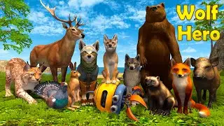 Wolf Hero : Animals vs Robots Gameplay