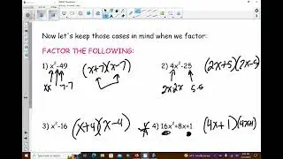 factor difference of two squares and perfect square trinomials Tuesday Feb 13 2023