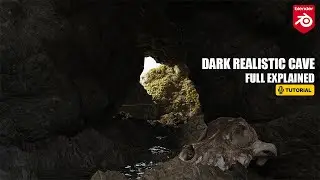 Blender Tutorial - Dark Crazy Realistic Cave Urdu/Hindi Full Beginners Tutorial In Few Minutes