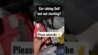 Car taking Self but not starting? #shorts