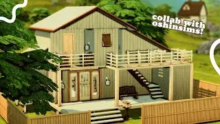 Filipino Bahay Kubo House - Sims 4 Speed Build (No CC) | collab with @oshinsims 🌊
