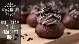 Oreo Cream Filled Chocolate Buns | No Bread Flour, Using All Purpose