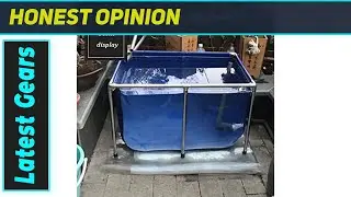 Удивительный пруд для рыбок на открытом воздухе: прозрачный аквариум для карпов кои и золотых рыбок!