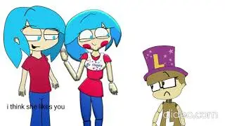 five nights at agk Studio show: plastic mallie thinks Leonard is cute (the happend in desc)