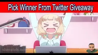 Pick Winner From Twitter Giveaway on Specific Hashtag